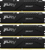 Оперативная память Kingston Fury Beast Black KF552C40BBK4-64 DDR5 - 4x 16ГБ 5200МГц, DIMM, Ret