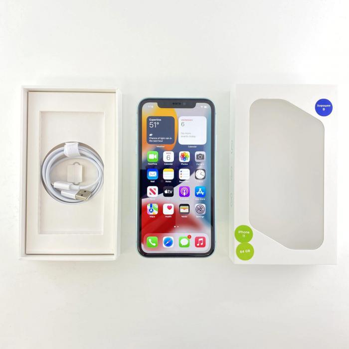 Apple iPhone 11 64 GB Green (Восстановленный)