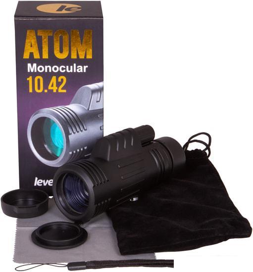 Монокуляр Levenhuk Atom 10x42 (черный) - фото 8 - id-p225816561
