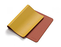 Коврик для мыши Satechi ST-LDMYO Dual Side ECO-Leather Deskmate, 585*310 мм, Желтый/Оранжевый