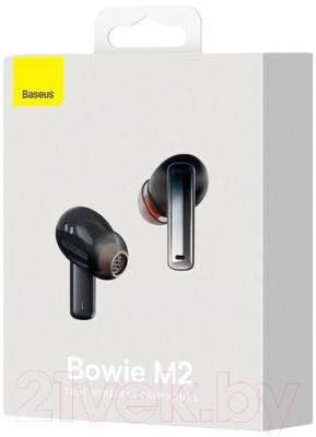 Беспроводные наушники Baseus True Wireless Earphones Bowie M2 Plus / NGTW190001 - фото 5 - id-p226383704