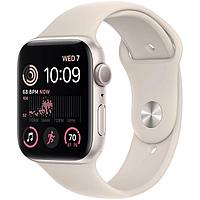 Apple Watch SE 2 GPS 44mm Starlight Aluminium Case with Starlight Sport Band - Regular, Model A2723