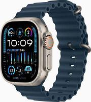 Смарт-часы Apple Watch Ultra 2 A2986, 49мм, титан / синий [mreg3lw/a]