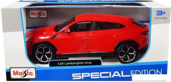 Внедорожник Maisto Lamborghini Urus 31519RD (красный) - фото 1 - id-p225805924