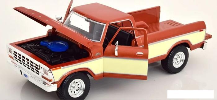 Пикап Maisto 1979 Ford F150 Pick-up 31462BN (коричневый) - фото 3 - id-p225805929