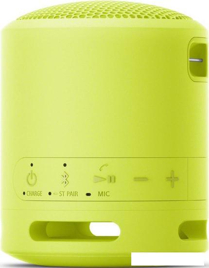 Беспроводная колонка Sony SRS-XB13 (лимонно-желтый) - фото 3 - id-p226205245