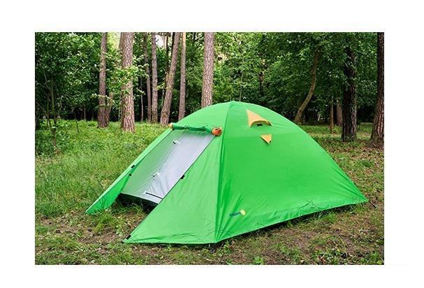 Треккинговая палатка Sundays ZC-TT007-4P v2 (зеленый/желтый) - фото 2 - id-p225809898