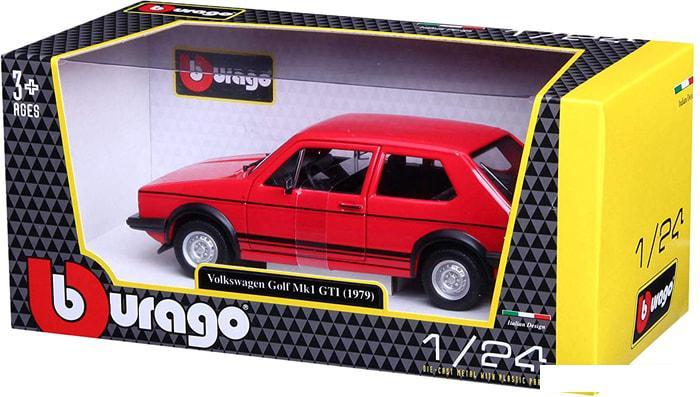 Легковой автомобиль Bburago Volkswagen Golf Mk1 GTI 1979 18-21089 (красный) - фото 6 - id-p225806490