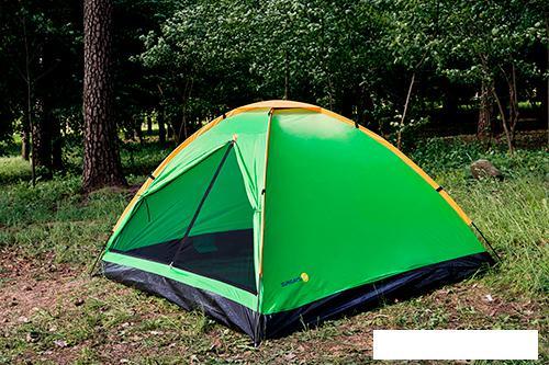Треккинговая палатка Sundays Simple 2 (зеленый/желтый) - фото 7 - id-p225813803