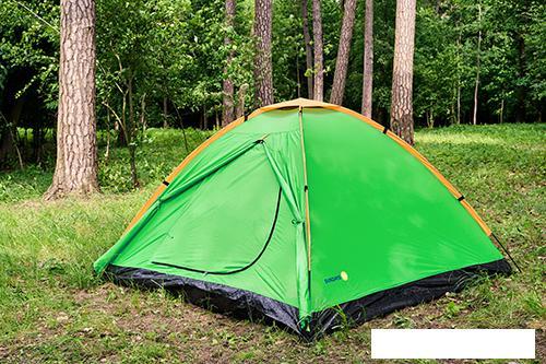 Треккинговая палатка Sundays Summer 4 (зеленый/желтый) - фото 5 - id-p225813828
