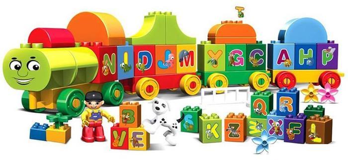 Конструктор Kids Home Toys Поезд-алфавит 188-23 - фото 2 - id-p225962285