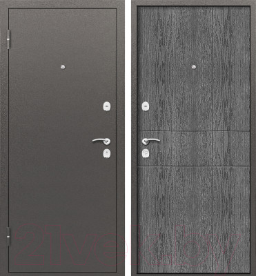 Входная дверь Промет Марс 6 86x205 (левая, Mocco ПФ-022/шале графит) - фото 1 - id-p225913730