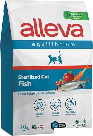 Сухой корм для кошек Alleva Equilibrium Sterilized Fish (для стерилизованных кошек и кастрированных котов с - фото 2 - id-p225807680