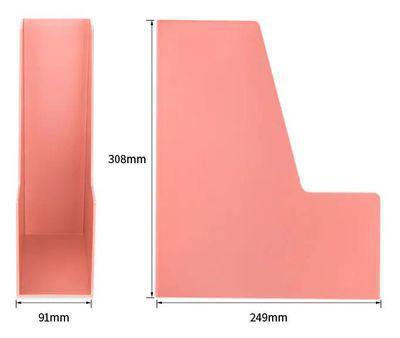 Лоток вертикальный Deli Nusign ENS022PINK, для бумаг, пластик, розовый - фото 4 - id-p226357079