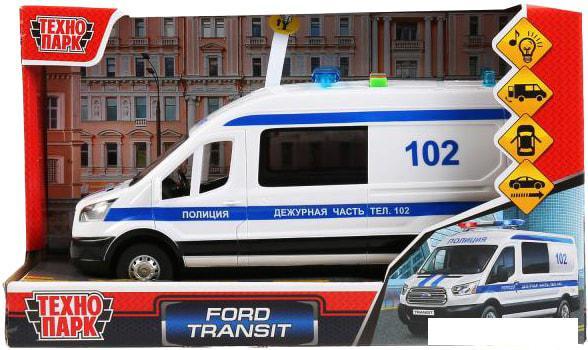 Фургон Технопарк Ford Transit Полиция TRANSITVAN-22PLPOL-WH - фото 4 - id-p225814844