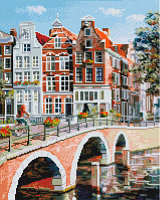 Набор алмазной вышивки БЕЛОСНЕЖКА Императорский канал в Амстердаме / 989-AT-S