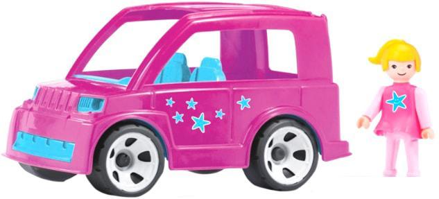 Легковой автомобиль Efko Городской розовый автомобиль с водителем 33220EF-CH - фото 1 - id-p225815191
