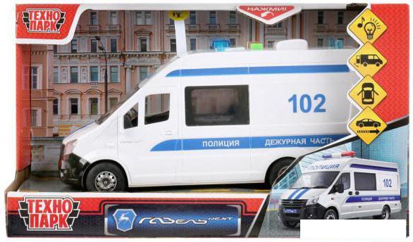Фургон Технопарк ГАЗель NEXT Полиция NEXTVAN-22PLPOL-WH - фото 3 - id-p225811551