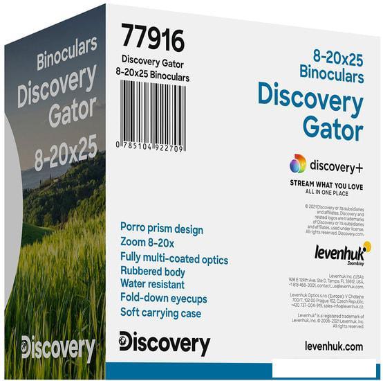 Бинокль Discovery Gator 8-20x25 - фото 3 - id-p225815565