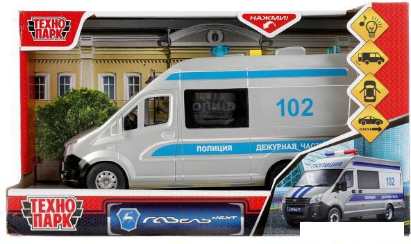 Игрушечный транспорт Технопарк ГАЗель Next Полиция NEXTVAN-22PLPOL-SR - фото 2 - id-p225815740