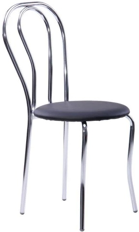 Стул SITUP TULIPAN chrome черный