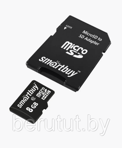 Карта памяти microSDHC Class 10 8GB Smartbuy - фото 2 - id-p226386436