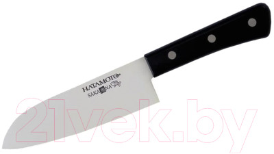 Нож Hatamoto Японский Шеф Сантоку JPC-002 - фото 1 - id-p226386755