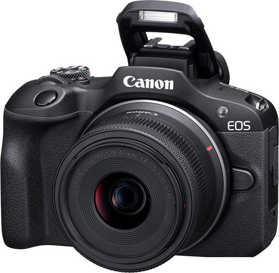 Беззеркальный фотоаппарат Canon EOS R100 Kit 18-45mm F4.5-6.3 IS STM - фото 2 - id-p225074253