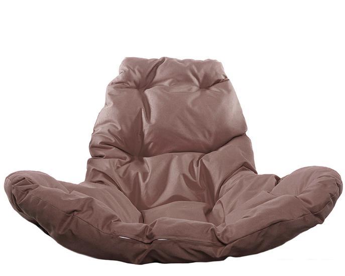 Подвесное кресло M-Group Капля Люкс 11030205 (коричневый ротанг/коричневая подушка) - фото 4 - id-p224456199