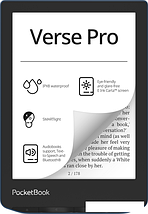 Электронная книга PocketBook A4 634 Verse Pro (лазурный), фото 2