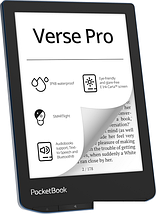 Электронная книга PocketBook A4 634 Verse Pro (лазурный), фото 2