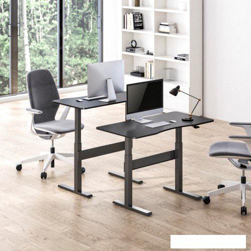 Стол для работы стоя ErgoSmart Air Desk (черный) - фото 8 - id-p224853155