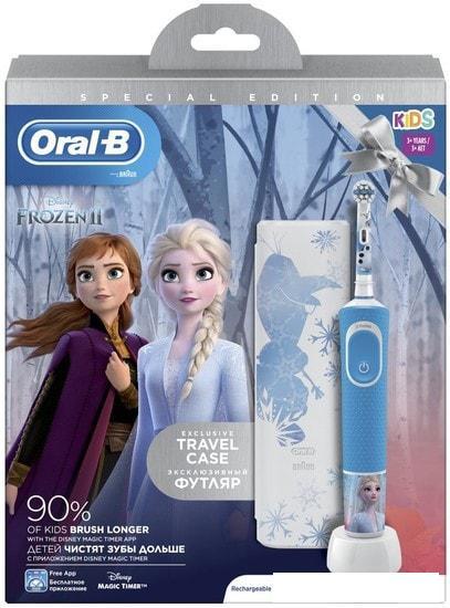 Электрическая зубная щетка Oral-B Kids Frozen D100.413.2KX - фото 3 - id-p224882072