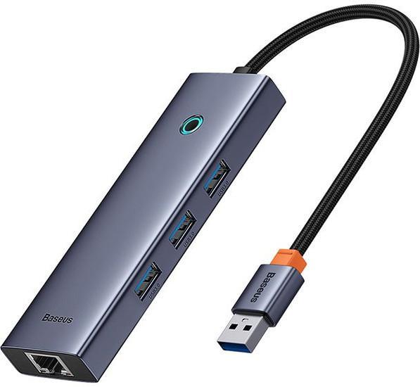 USB-хаб Baseus Flite Series 4-Port USB-A Hub B0005280A813-01 - фото 3 - id-p226279518
