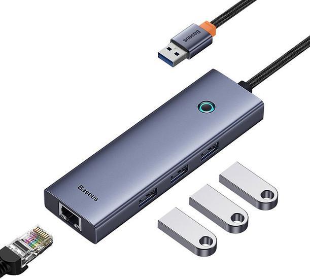 USB-хаб Baseus Flite Series 4-Port USB-A Hub B0005280A813-01 - фото 6 - id-p226279518