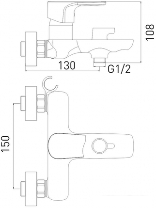 Смеситель Gross Aqua Evo 2155297C, фото 2