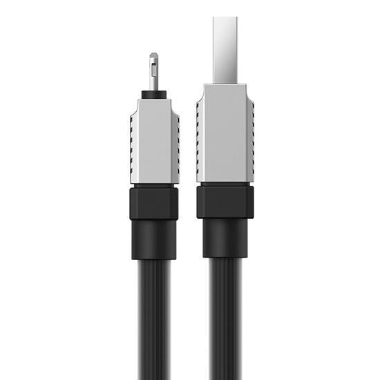 Кабель Baseus CoolPlay Series Fast Charging Cable 2.4A USB Type-A - Lightning (2 м, черный) - фото 3 - id-p226279538