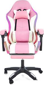 Кресло Jiqiao DG8003 (белый/розовый)