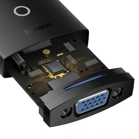 Адаптер Baseus Lite Series Adapter HDMI - VGA WKQX010001 - фото 5 - id-p226279573