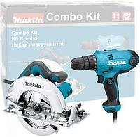 Набор электроинструментов Makita DK0118 (DF0300 + HS7600)