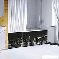 Фронтальный экран под ванну Comfort Alumin Ночной город 3D 1.5
