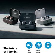 Наушники Sennheiser Momentum True Wireless 4 (белый/серебристый), фото 2