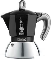 Гейзерная кофеварка Bialetti New moka induction (2 порции, черный)