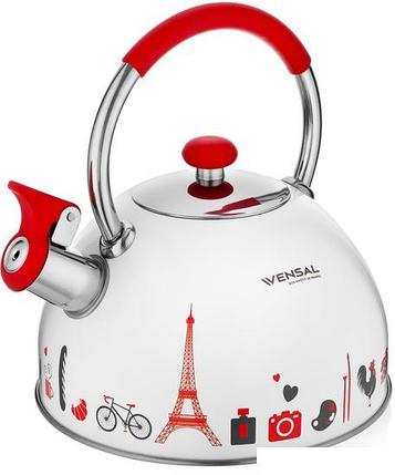 Чайник со свистком Vensal Paris VS3001, фото 2