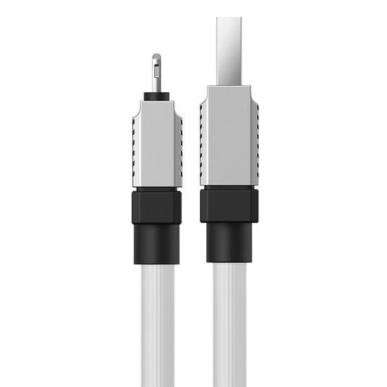 Кабель Baseus CoolPlay Series Fast Charging Cable 2.4A USB Type-A - Lightning (2 м, белый) - фото 3 - id-p226279674