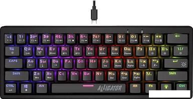 Клавиатура Defender Alligator GK-315 (черный)