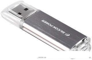 USB Flash Silicon-Power Ultima II I-Series Silver 16 Гб (SP016GBUF2M01V1S), фото 2