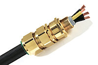 Ввод для бронированного кабеля, латунь M20 20 E1FX