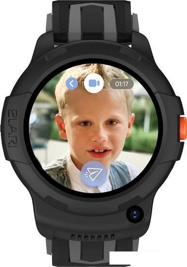 Детские умные часы Elari KidPhone 4G Wink (черный) - фото 7 - id-p225071266