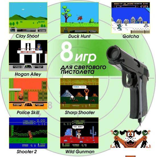 Игровая приставка Dendy Achive (640 игр + световой пистолет) - фото 3 - id-p225829113